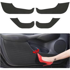 Car Door Anti Kick Pad for Honda HR-V HRV 2023 2024 2025 2026 Hybrid Door Protector Mat Anti Dirty Anti Collision Stickers Inner Door Anti Kick Decorative Protection Accessories