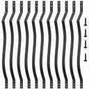 Akenow 26 Pack - 32.25 x 1 Deck Spindles,Metal Deck Balusters with Screws, Iron Balusters for Deck Railing, Heavy Duty Staircase Balusters, Porch Railing
