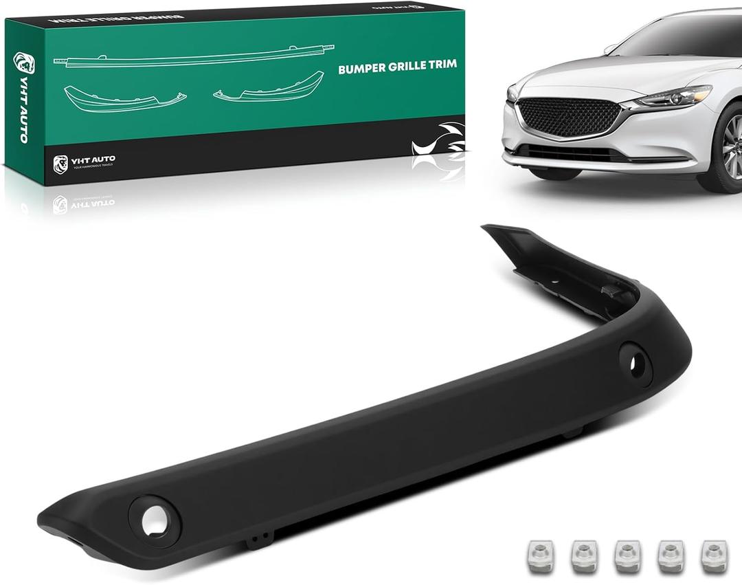 YHTAUTO Rear Bumper Valance Fit Ram 1500 2019-2024, Fits The Model with Single Exhaust & Two Park Assist Sensor Holes & One Advanced Park Sensor Hole, Bumper Trim Rear Left Driver Outer Side