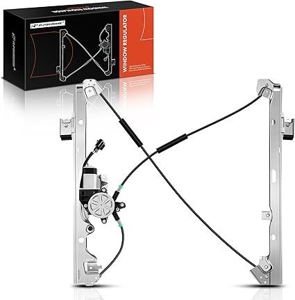 A-Premium Front Driver Side Power Window Regulator w/Motor Replacement for Chevrolet Silverado Tahoe GMC Yukon XL Sierra Escalade Pickup Truck SUV 2000-2006