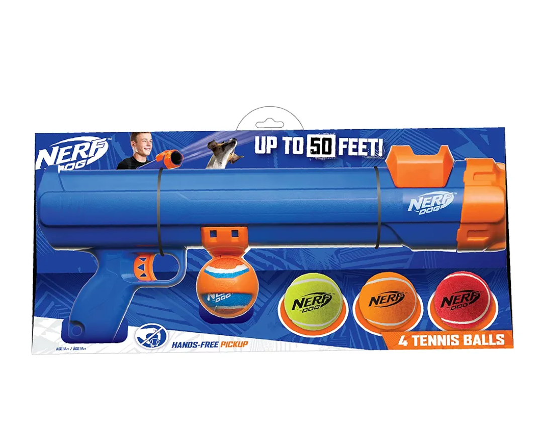 Nerf Dog Tennis Ball Blaster Dog Toy