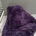 Softlife Dark Purple Area Rug for Bedroom, Fluffy Shag Plush 3x5 Rugs for Living Room Girls, Shaggy Throw Soft Fuzzy Small Kids Carpet for Dorm Bedside Ultra Cozy Non-Slip Indoor Decor