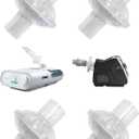 Universal CPAP Inline Filter, CPAP Air Filter for ResMed AirSense 11/AirSense 10/Philips Respironics DreamStation 2, Hose Filter for CPAP Supplies, BIPAP Supplies (4)