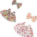 17cm Doll Clothes 4 Set Dress- 6.7 Inches Cute Dress, Suitable for 17cm Plush Dolls, Dress-Up Accessories (Doll Not Included)-Style 1