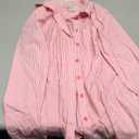 CUNLIN Grade 4 Wrinkle-Resistant Women's Button Down Shirts Striped Long Sleeve Collared Blouses Tops with Pocket, Medium