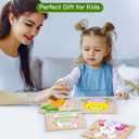 4 Pack Easter Wooden Puzzles for Kids Toddler Easter Basket Stuffers Toys Gifts Party Favor Boys Girls Classroom Exchange Toys