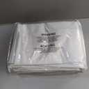 Guken White 100% Blackout Linen Curtains 84 Inch Length 2 Panels Set for Living Room Bedroom Back Tab Thermal Insulated 100% Black Out Drapes Room Darkening Farmhouse Style for Bedroom Curtains 52x84