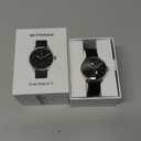 WITHINGS ScanWatch 2 - Hybrid Smart Watch, Heart Rate Monitoring, Fitness Tracker, Cycle Tracker, Sleep Monitoring, GPS Tracker, 30-Day Battery Life, Android & Apple Compatible, HSA/FSA (Black) 38mm