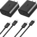 2Pack 45W for Samsung Fast Charger Type-C USB-C for Samsung Galaxy S24 Plus, Galaxy S24 Ultra, Galaxy S23 Ultra, Galaxy S25+, Galaxy S25 Ultra, Galaxy Z Fold 6 5 4 3, EP-TA845 Super Fast Charging Wall