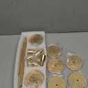 French Gold Taper Candle Holders for Wedding Table Centerpiece,Tall Taper Candlestick Holders Bulk Set of 15,Metal Candle Stick Holders for Dinning or Mantel Centerpiece,Party Home Decor