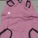 Dotoner Dog Recovery Suit Abdominal Wound Puppy Surgical Clothes Post-Operative Vest Pet After Surgery Wear Substitute E-Collar & Cone(2XL,Pink)