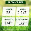 82325 88773 Mower Blades Compatible with Bush Hog ATH600 ATH720 FTH480 FTH600 RDTH72 RDTH720 72" Cut Finish Mowers, Replacement for 823259 95755, 3 Pack