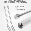 5/8" 9/16" Spark Plug Socket,Car Accessories Swivel Magnetic Spark Plug Wrench Removal Tool,Professional 12-Point Enhanced Magnetic Design with Thin Wall Socket,Compatible with Vehicles (14MM)