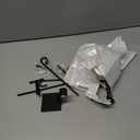 No-Drill Fireplace Stocking and Garland Hanger for Mantel 2-in-1 Adjustable Heavy Duty Christmas Hooks, Tool-Free Clip-On Design Holds Stockings Garland Securely for Indoor Outdoor Decor (3-black)