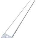 23.6in Under Cabinet Lighting, 101-LED, Dimmable, Rechargeable 4400mAh Battery, Indoor Wireless Motion Sensor Closet Light for Kitchen, Counter, Wardrobe (Silver)