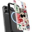 Goodon for iPhone 14 Pro Max Case, Cute Preppy Floral, MagSafe Compatible