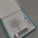 Rechargeable Nail Dust Collector, 980PA Portable Cordless Nail Vacuum Dust Collector Fan with Filter Papers (30 Pcs) for Acrylic Nail Polishing & Manicure Pedicure at Nail Salon & Home - White