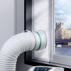 Loviga Window Seal for Portable Air Conditioner, 100% Sealing Effect AC Window Seal Kit Vent Kit with AC Hose