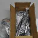 SJCCDSGS Black Chandelier- Modern Farmhouse Chandelier Dining Room Light Fixture 6 Light E12 Candle Pendant Hanging Light for Living Room, Bedroom, Foyer, Kitchen Island, Entrance