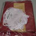 Horror Circus Awning Banner Halloween Carnival Decorations Creepy Circus White Red Striped Porch Door Banner Evil Carnival Tent Background for Halloween Haunted House Eve Party Photo Props Supplies