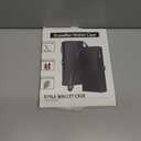 XcaseBar for iPhone 15 Pro Max 6.7" Wallet case with Zipper Credit Card Holder RFID Blocking,Flip Folio Book PU Leather Shockproof Protective Cover Women Men for Apple 15 ProMax Phone case Blue Green (Solid)