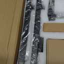 SNBTLA Matte-Black Front Door Handle - Modern Entry Door Lock Set with Deadbolt,Exterior Door Lever 3 Keys for Left & Right Hand Door (Black)