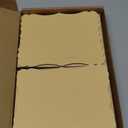 Paper Junkie 50 Pack Cards and Envelopes 5x7 In for Special Occasions, Wedding, Birthday, Baby Shower Invitations (Blank Inside, Brown Kraft Paper, Fancy Bracket Design) - Blank Cards And Envelopes