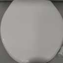 Mayfair Caswell Modern Slow Close Toilet Seat, Durable Plastic, Elongated, White