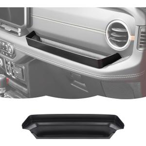 RT-TCZ Passenger Armrest Storage box Grab Handle Tray Organizer Interior Accessories Compatible with Jeep Wrangler JL JLU & Gladiator JT 2024+