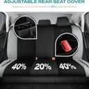 Skechers Car Seat Covers,GOGA Mat Oxford Cloth Seat Covers,Waterproof Car Seat Covers Full Sets,Automotive Universal Fit Seat Cover for Most Cars, Suvs, Trucks,Gray