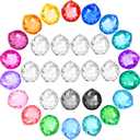 Hsei 30 Pcs Crystal Ball 30mm/1.18" Prism Suncatcher Sun Catchers Hanging Rainbow Pendants Maker Crystals Chandeliers Decorating for Windows Gift(Colorful)