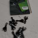 Cat 6 Ethernet Cable 1ft (10 Pack) (at a Cat5e Price but Higher Bandwidth) Flat Internet Network Cables - Cat6 Ethernet Patch Cable Short - Black Computer LAN Cable with Snagless RJ45 Connectors