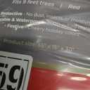 9 Foot Christmas Tree Storage Bag, Extra Large Artificial Tree Storage Container, Tree Holder Bag, Wear-Resistant 600D Oxford Fabric, Lightweight, Reinforced Thick Handles, Card Slot (Red)