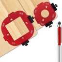 Router Templates and Jigs for Woodworking,Guides and Edge Guide for Precision Routing,Router Tool,Corner Radius Templates for Routers R10/R15/R20/R25/R30/R35/R40/R50