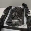 NICECNC Waterproof Motorcycle Backpack 40L, 500D PVC Multi-functional Motorcycle Rear Seat Bag Dry Bag Tail Bag Helmet Luggage Bag for Riding Camping Boating (Grey)