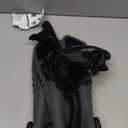 Snorkeling Gear for Adults Men Women,4 in 1 Snorkel Set with Panoramic View Diving Mask Anti-Fog Anti-Leak,Dry Top Snorkel,Fins and Travel Bag for Swimming,Snorkeling and Travel Diving (ML/XL, BLACK)