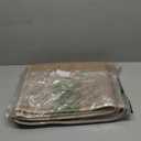 Artoid Mode Washable Non Slip Kitchen Rugs and Mats Set of 2, Rubber Backing Absorbent Kitchen Mats for Floor Front of Sink - 24x35 and 24x60 Inch (Linen)