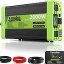 Vansdon 2000W Pure Sine Wave Inverter 12V DC to 120V AC Inverters for RV,Truck, Solar, Home, Off-Grid, Car Power Inverter with LCD Display, 3 AC Outlet, 30W USB-C, USB, Remote Control, Surge 4000W