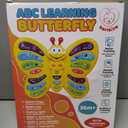 Preschool ABC Learning Toy, Interactive Educational Butterfly Toy for Toddlers, Animal Sounds & Music, Early Development See and Say Baby Toys for 3 Year Old Boys & Girls, Medium