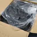 SNTD Dish Drying Rack, Expandable Dish Rack for Kitchen Counter, Stainless Steel Dish Drainer with Drainboard Set and Utensil Holder (Black)