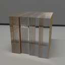 4 Pcs 4 x 4 x 1Inches Acrylic cubes for display Polished clear square display block Acrylic risers display base stands for Ring Jewelry and Other Items Holder Base