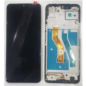 for T-Mobile Revvl V+ 5G Screen Replacement Kit Frame V Plus 5G WTRVL5G LCD Screen Display Touch Digitizer with Frame Replacement 6.8
