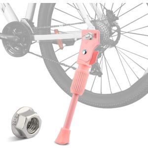 Bike Kickstand, Aluminum Alloy Bicycle Kickstand for 16 Inch Wheel Kickstand for Kids Bike Bicycle Accessories Replacement for Rear Mount Bikes Wheel