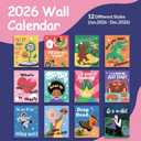 3 x Funny White Elephant Gag Gift Calendar 2026, Fu-ck It Again Swear Wall Calendar for Tired-Ass Women, From Jan 2026 to Dec 2026, 8.5"x11"