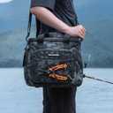KastKing BaitSpace Fishing Tackle Bag With 4 Tackle Boxes & Removable Bait Binder, Water-Resistant Tackle Storage, Durable Fishing Gear, Adjustable Shoulder Strap