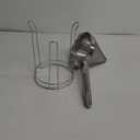 Feekoon Stainless Steel Chinois Strainer with Stand and Wooden Pestle Set, China Cap Strainer for Tomato, Berry, Fruit, Egg, Soup and Other Canning Jam Making Supplies, 15.35 x 7.67 x 7.28 inch