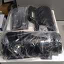 ACOQOOS Juicer Machines, 5.3" Wide Chute for Whole Fruit and Vegetable,1.8L Auto-Feed Time-Saver, Slow Masticating High Yield, Easy to Clean Cold Press Juicer with 2 Cups (Black)