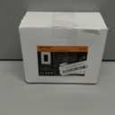 BESTTEN [20 Pack] 1 Gang Screwless Decorator Wall Plate, Midsize Switch Plate, Midway Receptacle Outlet Cover, USWP4 Glossy Off White, H4.88" x W3.11"