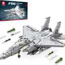 Reobrix F-15E Fighter Jet Building Sets for Adults, Military Fighter Bombers Display Model 33034, Strike Eagle Military Plane Collectible Set, Toys Gifts for Aviation Fans Boys Girls 14+ (2216 PCS)