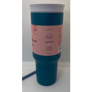 Owala Tickle Me Teal Blue Stainless Steel Travel Tumbler Mug 24 OZ Blue 